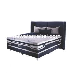 Kasur Kesehatan + Dipan Set Ukuran 180 - Therapedic Agility F / Navy Blue